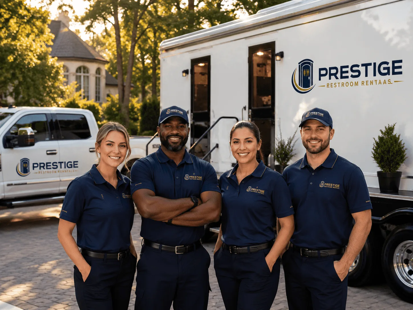 Trusted Luxury Portable Restrooms company in Effort, PA